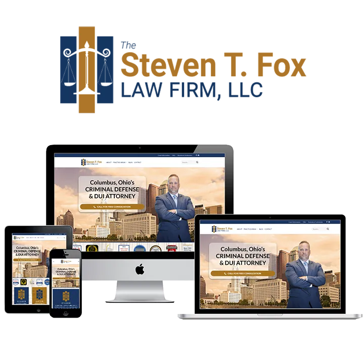 The Steven T. Fox Law Firm, LLC website design by Smith Consulting & Design, LLC